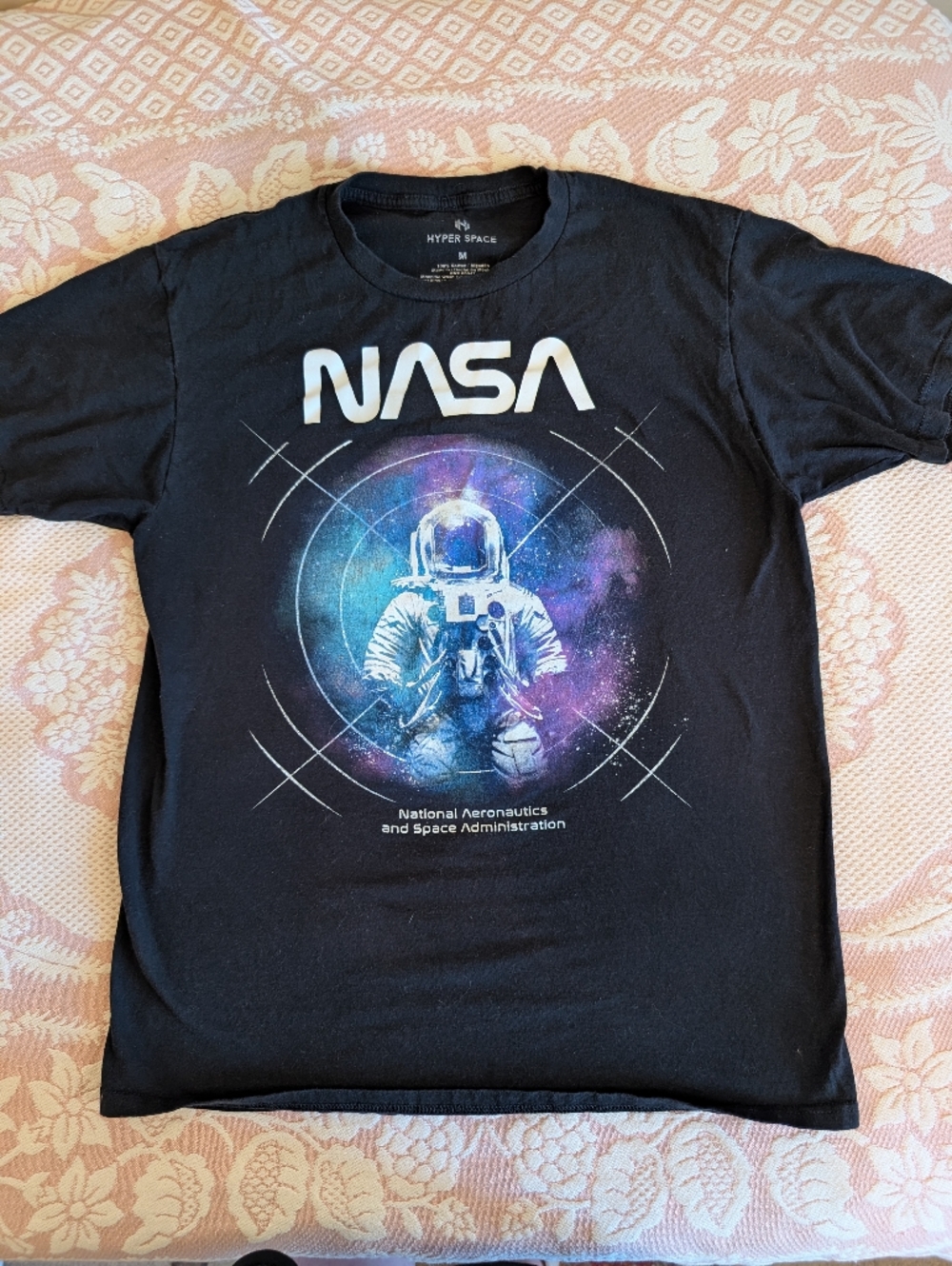 NASA Graphic Short Sleeve Tee - Black